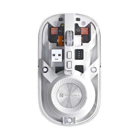Portronics Toad 8 Transparent Bluetooth Mouse-0