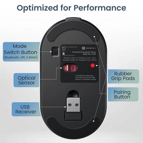 Buy Portronics Key11 Rechargeable Wireless Keyboard and Mouse