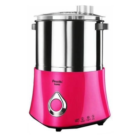 Preethi Iconic 2 Litre Table Top Wet Grinder with Bi-Directional Grinding Technology (Pink)-1