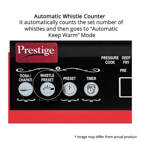 Prestige PIC 3.1 V3 2000 Watts Induction Cooktop, Touch Panel,Anti-Magnetic Wall, Black-1