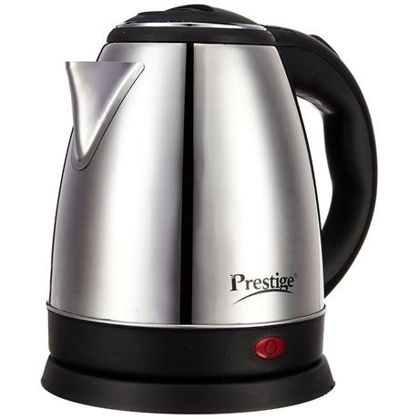 Prestige PKOSS 1.5 L 1500 W Stainless Steel Electric Kettle, Single-Touch Lid Locking, 360 Degree Swivel Base, Silver-1