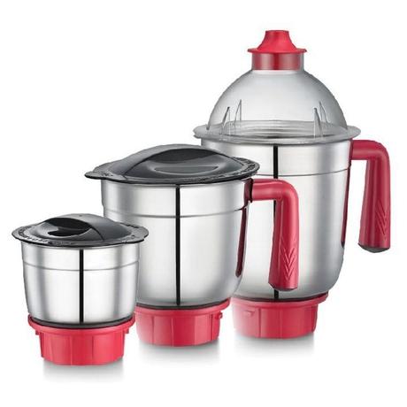 Prestige Regal 750W 4 Jars Mixer Grinder, Red and Black-2
