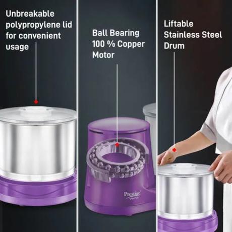 Prestige Verna 2 L 200 Watts Wet Grinder-3