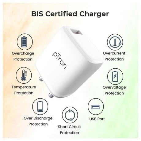 pTron Volta FC11 USB Charger (White)-3