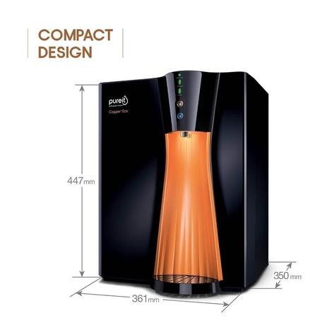 Pureit WUCU100, 8 Liters, 60 Watt, RO+UV+MF Water Purifier, Copper Charge Technology and Intelligent Copper Auto-Cleaning-6