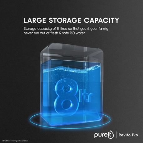 Pureit Revito Pro 8 litres RO+MF+UV Water Purifier-2
