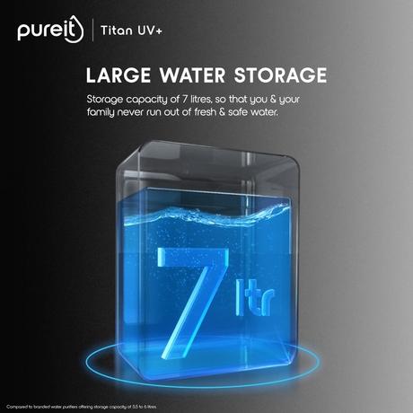 Pureit Titan UV Plus 7 L Water Purifier, Blue-4
