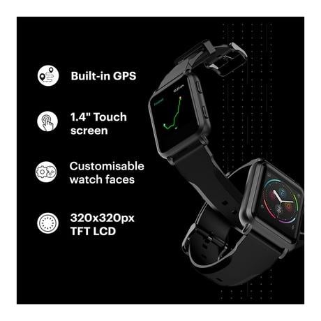 Noise ColorFit Nav Smart Watch with Hourly Hand Wash Reminder, 24