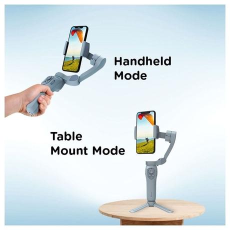 Qubo Handheld Gimble with 3-Axis Stabilization, Grey-1