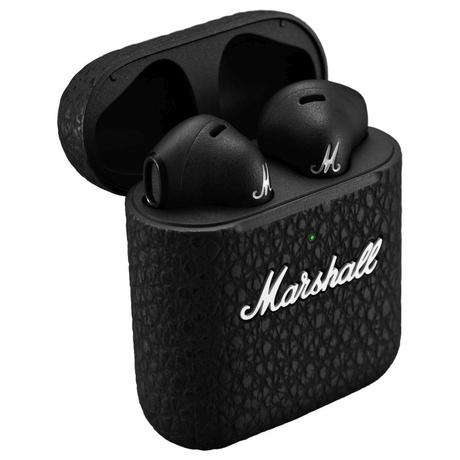 Marshall Minor III True Wireless Earbuds, 25 hrs of playtime, Intutive Touch Controls, IPX4 Water Resistance, 12 mm custom-tuned dynamic drivers, Black-2