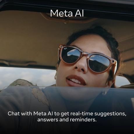 Ray-Ban Meta Skyler (Gen 1) with Meta AI, photo and video capture - Shiny Black, Transitions Cerulean Blue lenses-4