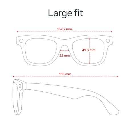 Ray-Ban Meta Wayfarer Large (Gen 2) - Shiny Black, Green lenses-6