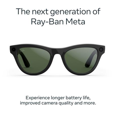 Ray-Ban Meta Skyler (Gen 2) - Shiny Black, Green lenses-1