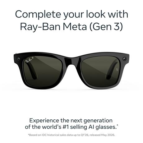 Ray-Ban Meta (Gen 3) Wayfarer Shiny Black Polarized Green Lenses-2