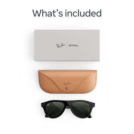 Ray-Ban Meta (Gen 3) Aviator Shiny Black Polarized Green Lenses-6