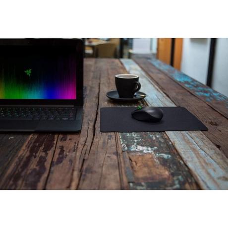 Razer Goliathus Stealth Portable Gaming Mouse Mat, Micro Textured Weave Ultra Slim 1.5 mm Thickness, Anti-Slip Black Cloth-2