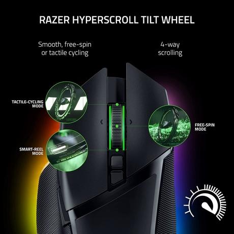Razer Basilisk V3 Pro Customizable Wireless Gaming Mouse, Classic