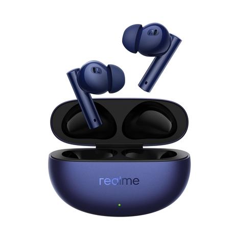 Realme Buds Air 5 In-ear Wirless Earphone, Upto 38 hrs of playtime, Fast charging, IPX5 Water Resistant, Google Fast Pair, Bluetooth v5.3, 45ms Super Low Latency, Supports Dolby Atmos, Smart Adaptive Noise Cancellation, Blue-0