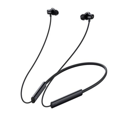 Realme Buds Wireless 3 Neckband, Upto 40 hrs of playtime, Fast Charging, Dual Device Connection, 13.6 mm Dynamic Bass Driver, IP55, Spatial Audio, Bluetooth v5.3, Pure Black-0