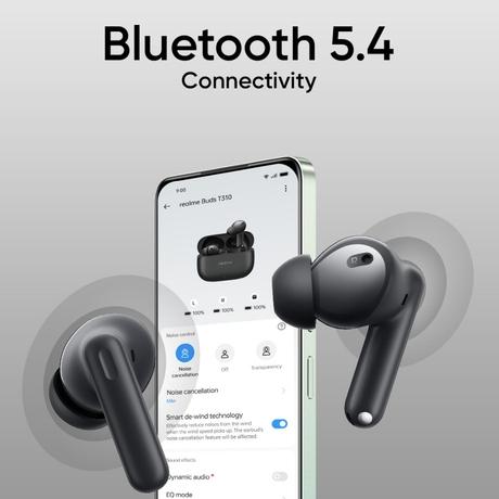 realme Buds T310 TWS Bluetooth Earbuds with 12.4 mm Dynamic Bass Driver, 40 Hrs Total Playback, Fast Charge (10 min Charge for 5 hrs Playback), Vibrant Black-10