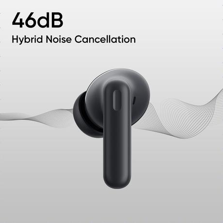 realme Buds T310 TWS Bluetooth Earbuds with 12.4 mm Dynamic Bass Driver, 40 Hrs Total Playback, Fast Charge (10 min Charge for 5 hrs Playback), Vibrant Black-3