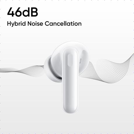 realme Buds T310 TWS Bluetooth Earbuds with 12.4 mm Dynamic Bass Driver, 40 Hrs Total Playback, Fast Charge (10 min Charge for 5 hrs Playback), Agile White-3