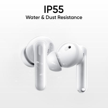 realme Buds T310 TWS Bluetooth Earbuds with 12.4 mm Dynamic Bass Driver, 40 Hrs Total Playback, Fast Charge (10 min Charge for 5 hrs Playback), Agile White-9