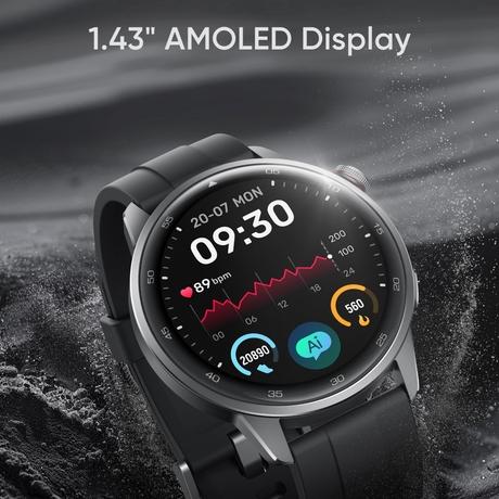 Realme Watch S2 3.63 cm (1.43 inch) AMOLED Display Smartwatch, Black-6
