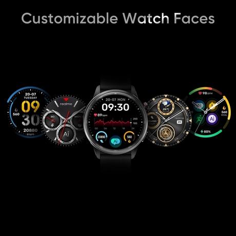 Realme Watch S2 3.63 cm (1.43 inch) AMOLED Display Smartwatch, Black-9