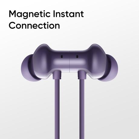 realme Buds Wireless 5 ANC Bluetooth Neckband, Twilight Purple-10