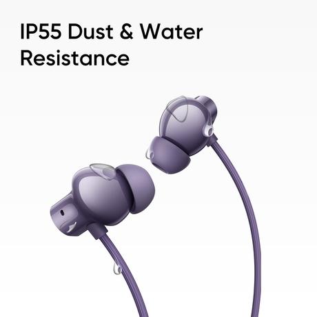 realme Buds Wireless 5 ANC Bluetooth Neckband, Twilight Purple-8