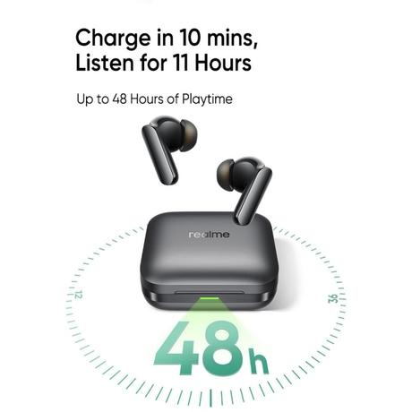 realme Buds Air 7 Pro True Wireless Earbuds, Glory Beige-7
