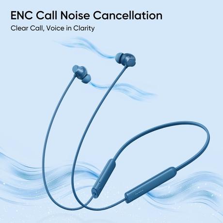 realme Buds Wireless 5 Lite in ear Bluetooth Neckband with 12.4 mm Dynamic Bass Boost Driver, Upto 35 Hours Playback, 45 ms Low Latency, IP55 Dust & Water Resistant, Bluetooth v5.4 (Haze Blue)-4