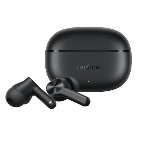 realme Buds T200x ANC Bluetooth in Ear Earbuds, 48 Hours Total Playback with Fast Charging and Low Latency Gaming TWS, Google Fast Pair IP55 Water resistant, with mic (Pure Black)-2