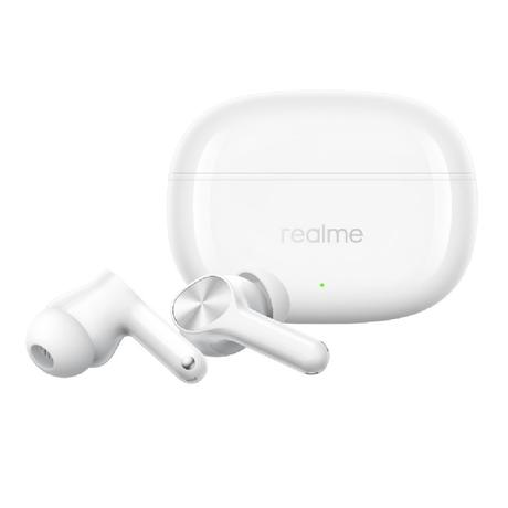 realme Buds T200x ANC Bluetooth in Ear Earbuds, 48 Hours Total Playback with Fast Charging and Low Latency Gaming TWS, Google Fast Pair IP55 Water resistant, with mic (Moonlight White)-2