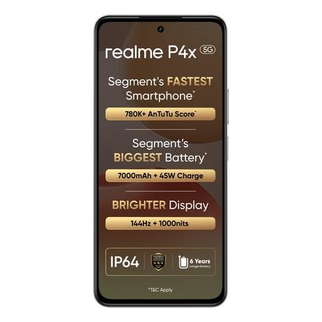 Realme P4x 5G 128 GB, 8 GB RAM, Matte Silver, Mobile Phone-10