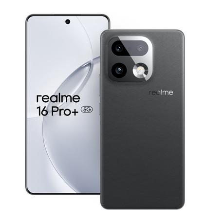 Realme 16 Pro+ 5G 256 GB, 8 GB RAM, Master Grey, Mobile Phone-0