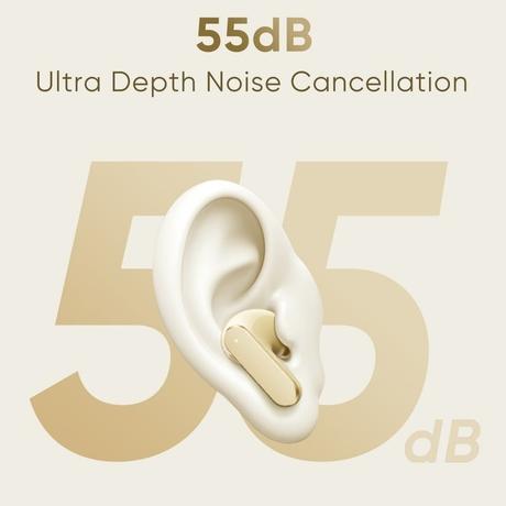 realme Buds Air 8, 11 mm + 6 mm Dual Dynamic Bass Drivers, 58 Hrs Playtime, 55 dB ANC,6 Mic ENC, 45 ms Low Latency, 360 Spatial Audio, Hi-Res LHDC , IP55 Dust & Water Resistant, BT v5.4 (Master Grey)-5