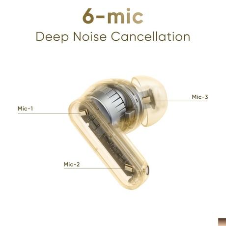 realme Buds Air 8, 11 mm + 6 mm Dual Dynamic Bass Drivers, 58 Hrs Playtime, 55 dB ANC,6 Mic ENC, 45 ms Low Latency, 360 Spatial Audio, Hi-Res LHDC , IP55 Dust & Water Resistant, BT v5.4 (Master Grey)-8