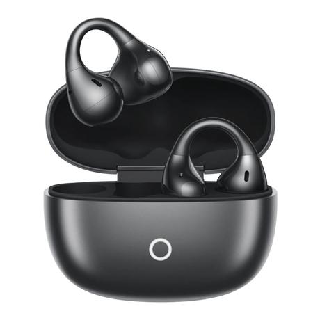 realme Buds Clip Open-Ear Wireless Earbuds with 11 mm Dual Magnet Drivers, 3D Spatial Audio, 36 H Playtime, AI ENC, IP55 Rating and 45 ms Low Latency (Titanium Black)-0