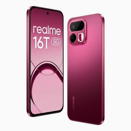 Realme 16T 5G 8 GB RAM, 256 GB, Mobile Phone, Starlight Red-3