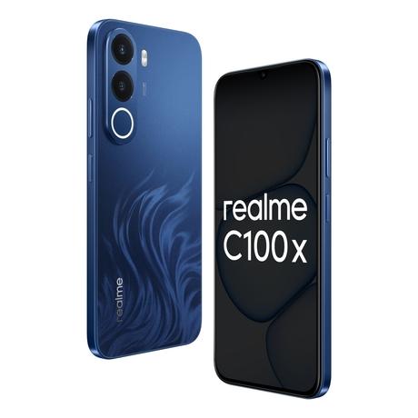 Realme C100X 4G 64 GB, 4 GB RAM, Deepblue Tides, Mobile Phone-2