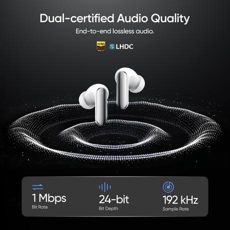 Realme Buds Air 8 Pro TWS Earbuds (Master White)-10