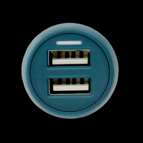 Reconnect MUA 2.4A-2U-CRF 2.4 Amp Dual USB Car Charger, Blue-1