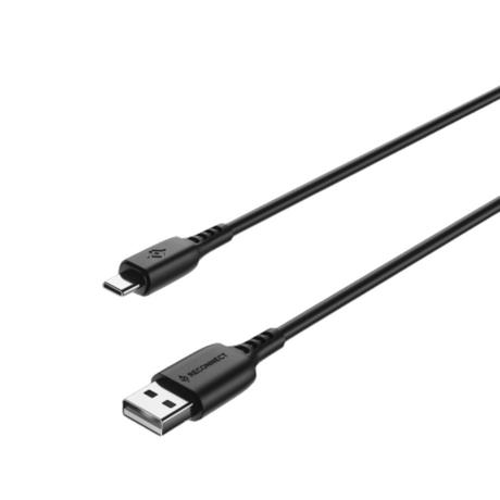 Reconnect RATCB1006 USB A to USB C Cable, Black-1