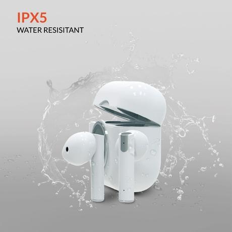 Reconnect Pro Buds Ultra TWS Earbuds, Upto 20 hrs of playtime, Swift Charging, LED Display, Quad mic with ENC technology, IPX5 Water Resistant, Bluetooth v5.3, White-4