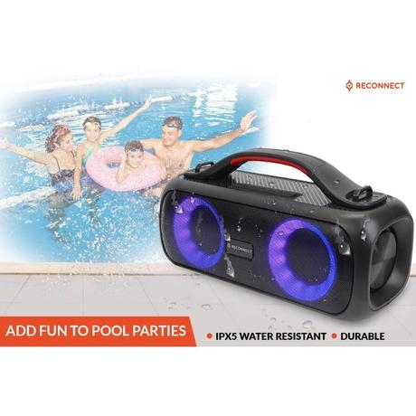 Reconnect Wireless Speaker Thump Plus, Bluetooth v5.0, 20 Watt power output, IPX5 Water Resistant, Multiple Connectivity, Super Bass, TWS Technology, RGB Ring Lights-11