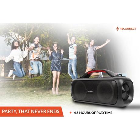 Reconnect Wireless Speaker Thump Plus, Bluetooth v5.0, 20 Watt power output, IPX5 Water Resistant, Multiple Connectivity, Super Bass, TWS Technology, RGB Ring Lights-13