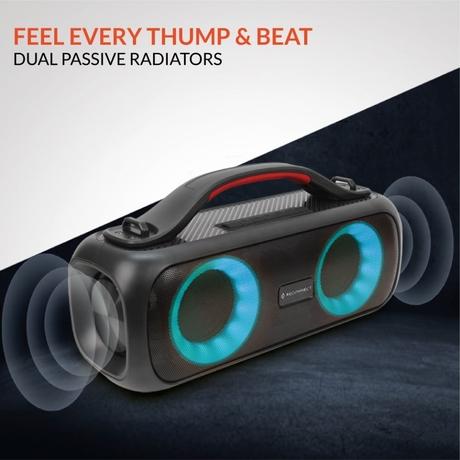Reconnect Wireless Speaker Thump Plus, Bluetooth v5.0, 20 Watt power output, IPX5 Water Resistant, Multiple Connectivity, Super Bass, TWS Technology, RGB Ring Lights-5