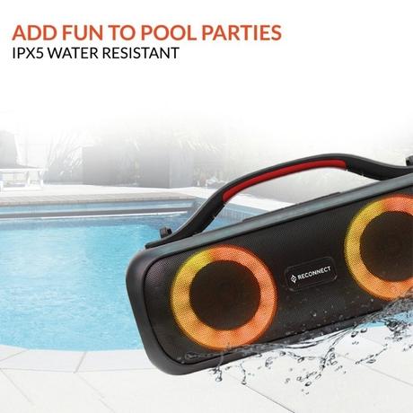 Reconnect Wireless Speaker Thump Plus, Bluetooth v5.0, 20 Watt power output, IPX5 Water Resistant, Multiple Connectivity, Super Bass, TWS Technology, RGB Ring Lights-6